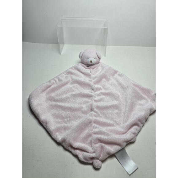 Angel Dear Pink Bear Security Blanket Baby Lovie Blankiet 13 x 13 - Picture 1 of 4